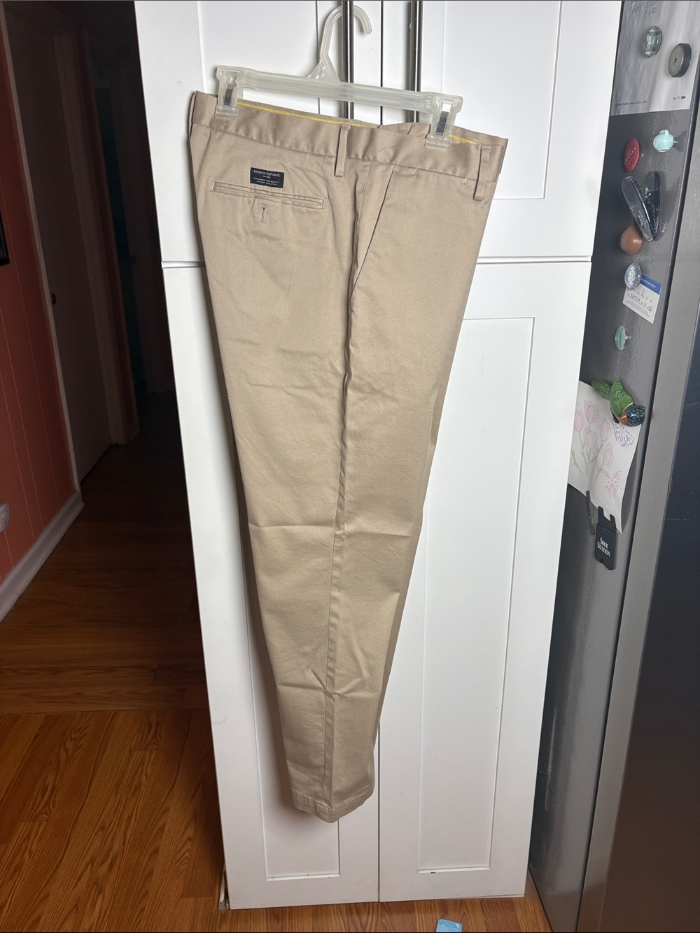 Banana Republic Slim Chino Pants in Beige